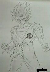 Goku drawing