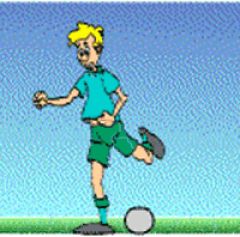 Man Playing Football