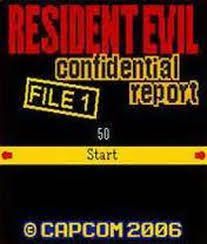 Resident Evil Confidential Report 1 