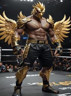 Gold cock tna fighter