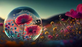 Flower bubble