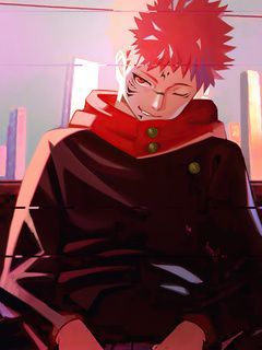 yuji itadori anime boy 5k ph 240x320