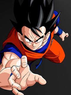 goku minimal dark 5k 7f 240x320