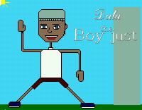 The boy just
