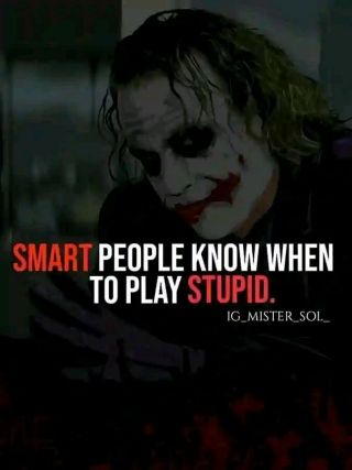 Smart stupid