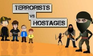 Terrorist and hostage