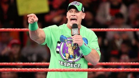 John cena on wwe raw.