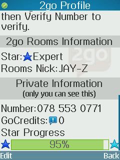 2go v7 with the screenshot