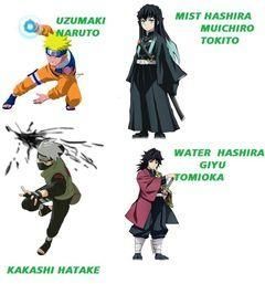 Naruto & demon slayer wallpaper