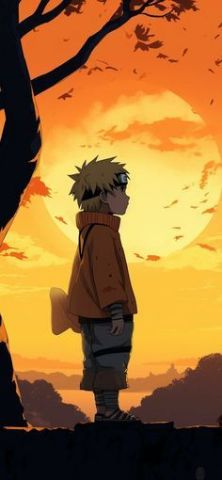 Naruto under a tree