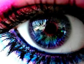 3D Coloured eye
