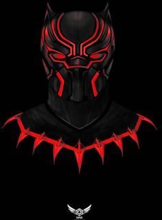 Red black panter