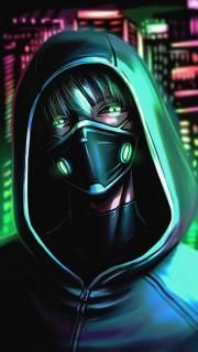 neon anime guy