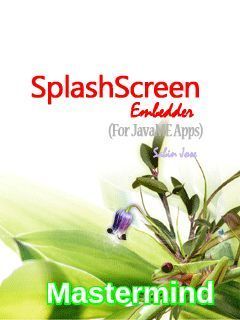 SPLASH SCREEN Embedder for java