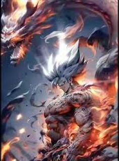 Goku dragon white
