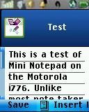 Mini note pad