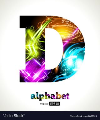 design abstract letter d vector 2037024