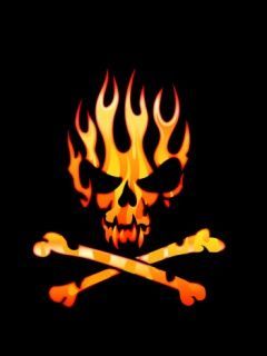 fire skull 95892
