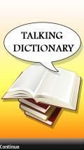 Talking dictionary for Java phone