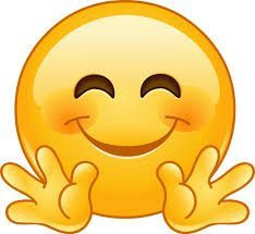 Blushing emoji