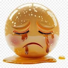 Deppressed, crying emoji