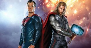 thor vs super man
