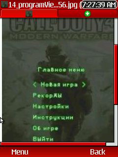 Name:Call Of Duty Moderm Size:535 Display:240*320