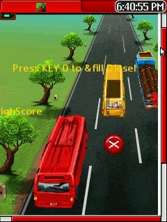 Name: Red Bus 3D Size:214 Display:240*320