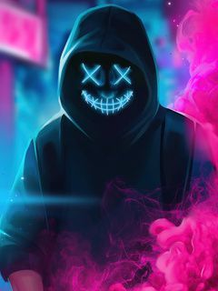 Neon mask