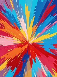 Colourful radient