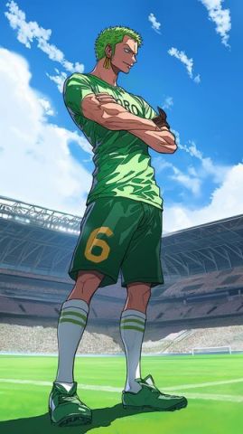 Zoro x footballer