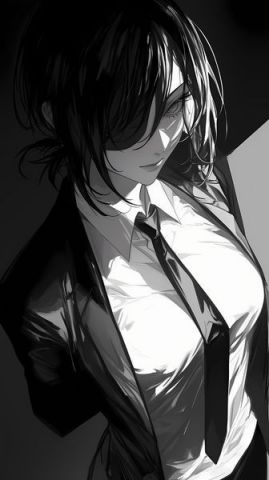 Himeno black and white(chainsaw man)