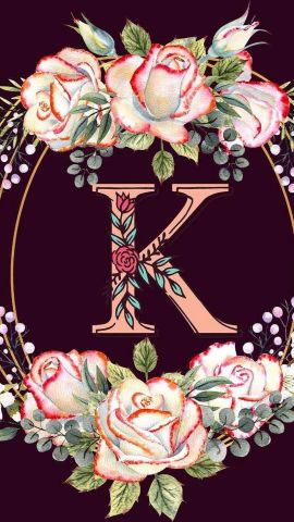 HD wallpaper k naam wale purple bg k letter k