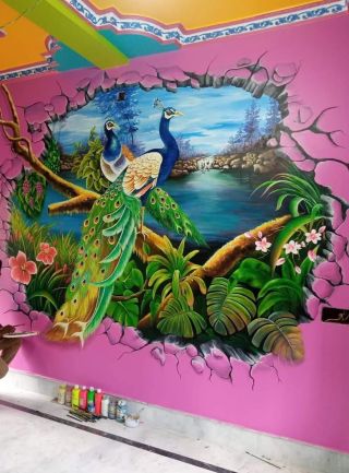 3d wall art painting service
