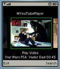 YouTube video player
