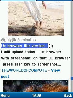 Uc browser light version with screenshot