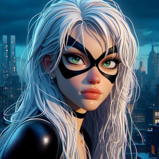 Black cat by mechanianspidy
