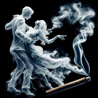 Smoke illusion dance