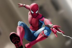 spiderman 4k art