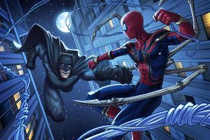 batman and spiderman