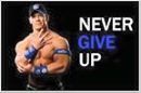 never give up