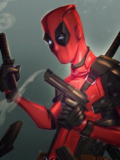 deadpool with smokeguns