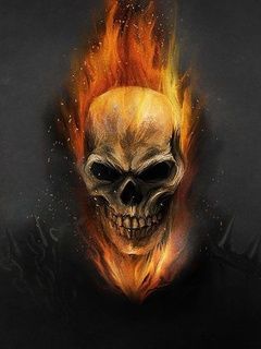 ghost rider art 4k